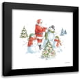 thumbnail image 1 of Audit, Lisa 20x20 Black Modern Framed Museum Art Print Titled - Welcoming Santa 06, 1 of 5