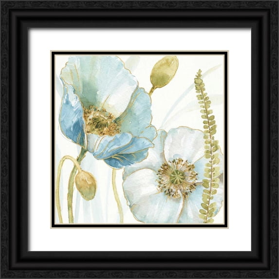 Audit, Lisa 20x20 Black Ornate Wood Framed with Double Matting Museum Art Print Titled - My Greenhouse Flowers IV