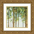 thumbnail image 1 of Audit, Lisa 20x20 Gold Ornate Wood Framed with Double Matting Museum Art Print Titled - Forest Study II, 1 of 4