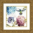 thumbnail image 1 of Audit, Lisa 20x20 Gold Ornate Wood Framed with Double Matting Museum Art Print Titled - Spring Nectar Square III, 1 of 4