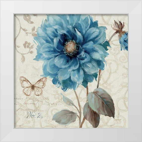 Audit, Lisa 20x20 White Modern Wood Framed Museum Art Print Titled - A Blue Note II
