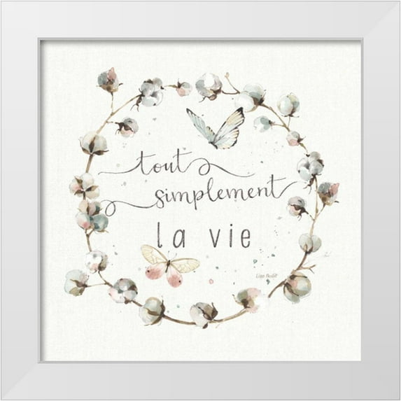 Audit, Lisa 20x20 White Modern Wood Framed Museum Art Print Titled - A Country Weekend XVIII French