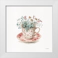 thumbnail image 1 of Audit, Lisa 20x20 White Modern Wood Framed Museum Art Print Titled - Garden Tea 04, 1 of 4