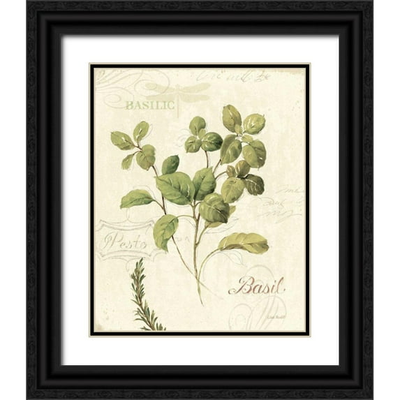 Audit, Lisa 20x24 Black Ornate Wood Framed with Double Matting Museum Art Print Titled - Aromantique III