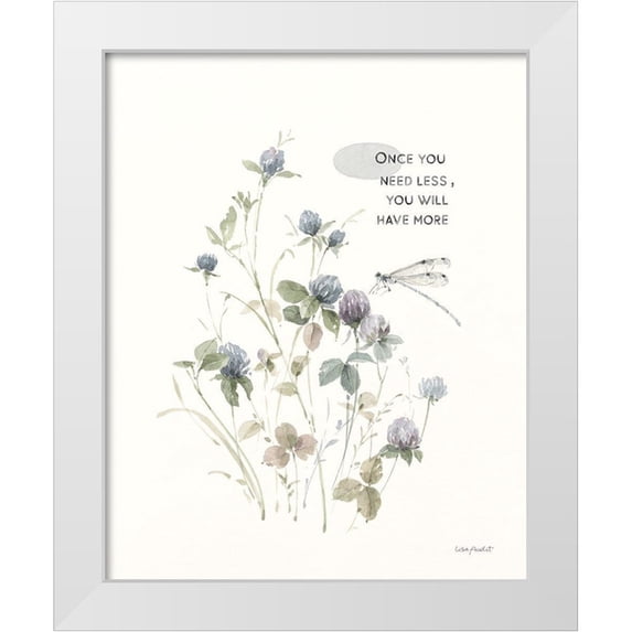 Audit, Lisa 20x24 White Modern Wood Framed Museum Art Print Titled - Au Naturel III