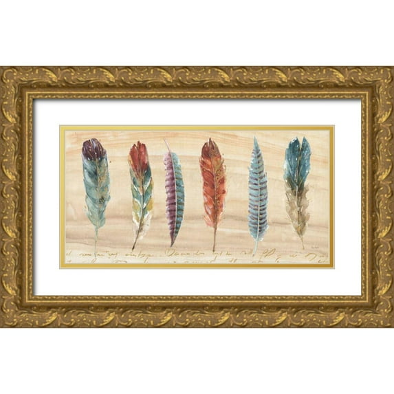 Audit, Lisa 24x14 Gold Ornate Wood Framed with Double Matting Museum Art Print Titled - Spiced Nature XII