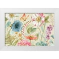 thumbnail image 1 of Audit, Lisa 24x17 White Modern Wood Framed Museum Art Print Titled - Rainbow Seeds Flowers I Linen, 1 of 4