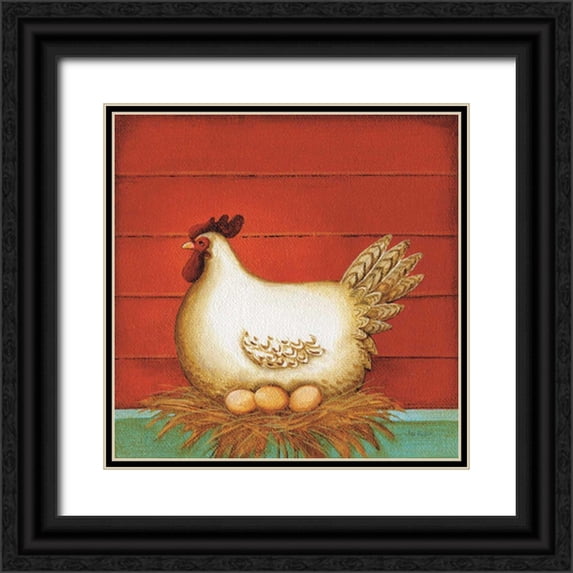 Audit, Lisa 26x26 Black Ornate Wood Framed with Double Matting Museum Art Print Titled - My Home III