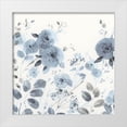 thumbnail image 1 of Audit, Lisa 26x26 White Modern Wood Framed Museum Art Print Titled - Dancing Flowers III, 1 of 4