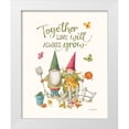 thumbnail image 1 of Audit, Lisa 26x32 White Modern Wood Framed Museum Art Print Titled - Garden Gnomes III, 1 of 4