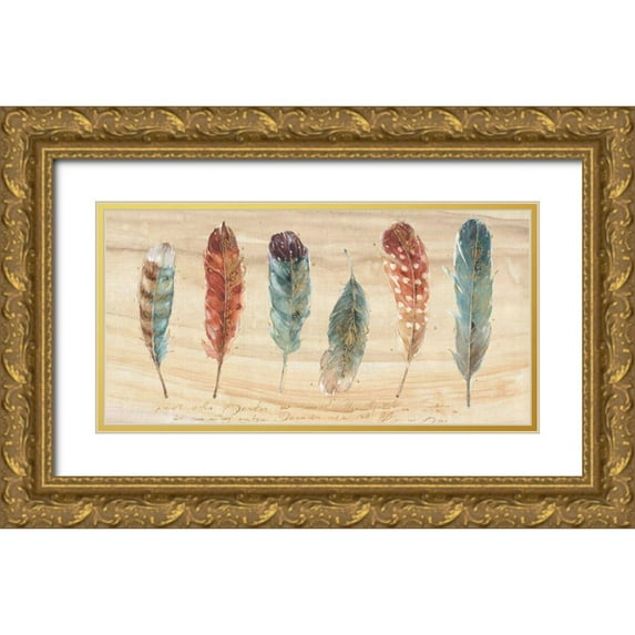 Audit, Lisa 32x18 Gold Ornate Wood Framed with Double Matting Museum Art Print Titled - Spiced Nature XVI