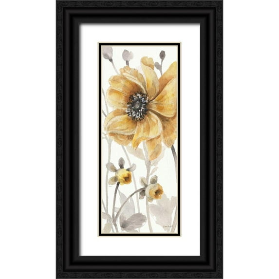 Audit, Lisa 8x14 Black Ornate Wood Framed with Double Matting Museum Art Print Titled - Fields of Gold V