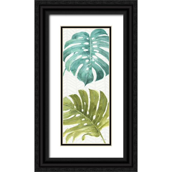 Audit, Lisa 8x14 Black Ornate Wood Framed with Double Matting Museum Art Print Titled - Mixed Greens LXXX