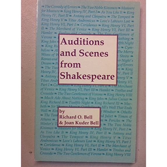 Pre-Owned Auditions and Scenes from Shakespeare