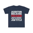thumbnail image 1 of Auditor because Miracle Worker not a job title Unisex T-shirt S-3XL, 1 of 2