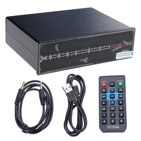 Auditory Spectrum Board LED Display Music Rhythm Sound Stereo Auditory Splitter for Amplifiers