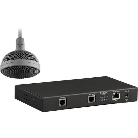 Audix AUD-M3GDK Dante AES67 Tri-Element Hanging Ceiling Microphone Kit - Grey