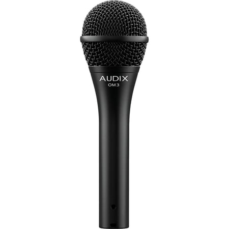 Audix OM3 Wired Dynamic Microphone, Black