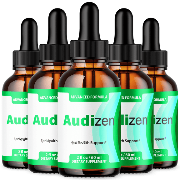 Audizen Ear Health Support Drops Natural Formula Healthy Hearing Supplement 150 Servings