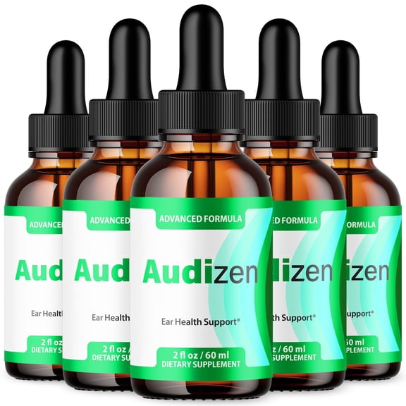 Audizen Ear Health Support Drops Natural Formula Healthy Hearing Supplement 150 Servings