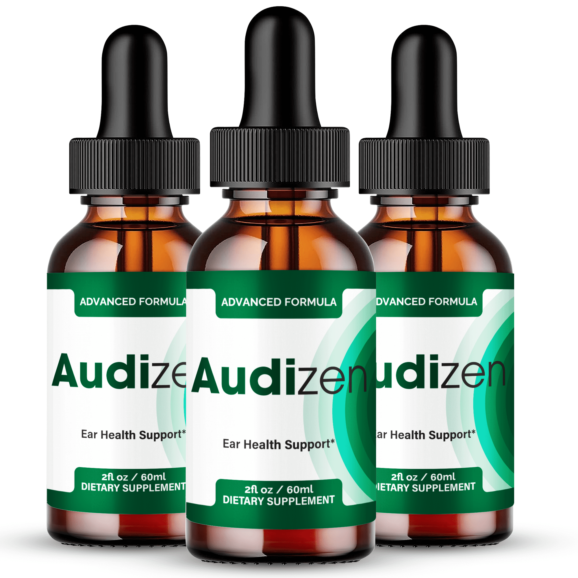 Audizen Tinnitus Drops, Official Audizen Tinnitus Relief for Ringing Ears, Advanced Ear Health Support Supplement Liquid Drops All Natural for Healthy Ringing Ear, Audi Zen Droppers Reviews (3 Pack)