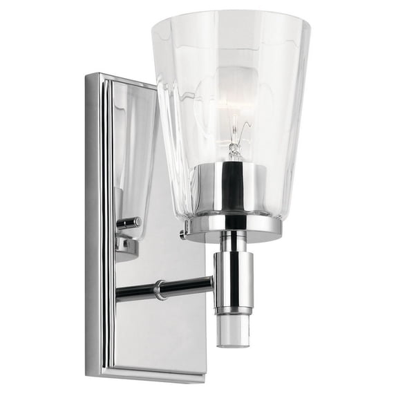 Audrea Wall Sconce 1-Light in Chrome
