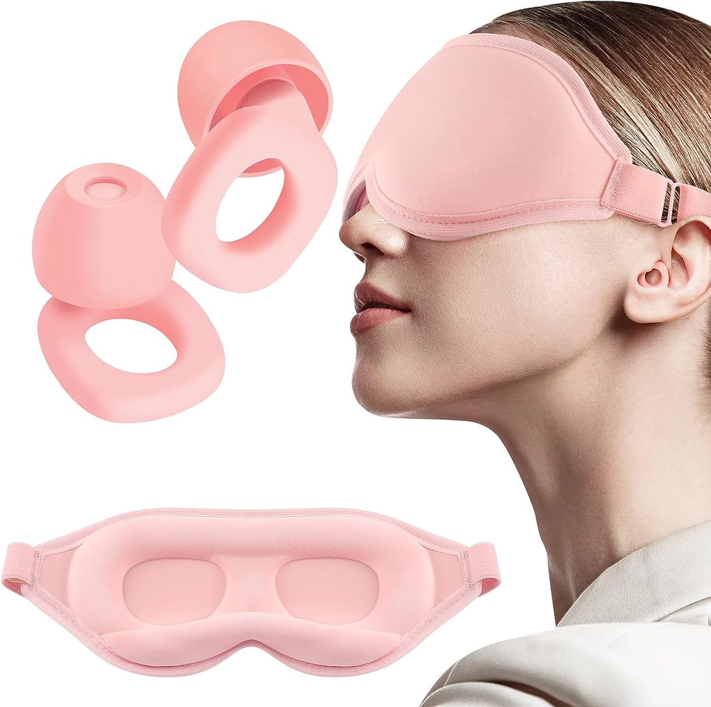 Audree Ear Plugs-Sleep Eye Mask - Super Soft Silicone Earplugs with ...