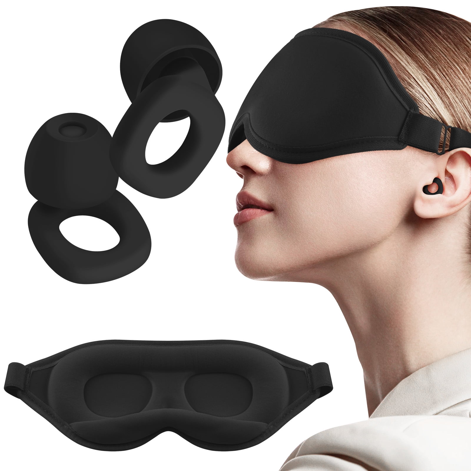 Audree Ear Plugs and Eye Mask for Sleeping - Noise Reduction Earplugs ...