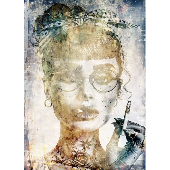 Audrey 02 Poster Print - Rafal Kulik (24 x 33)