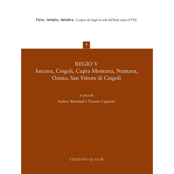 Audrey Bertrand,Ti Regio V. Ancona, Cingoli, Cupra Montana, Numana, Osimo, San Vit (Paperback)