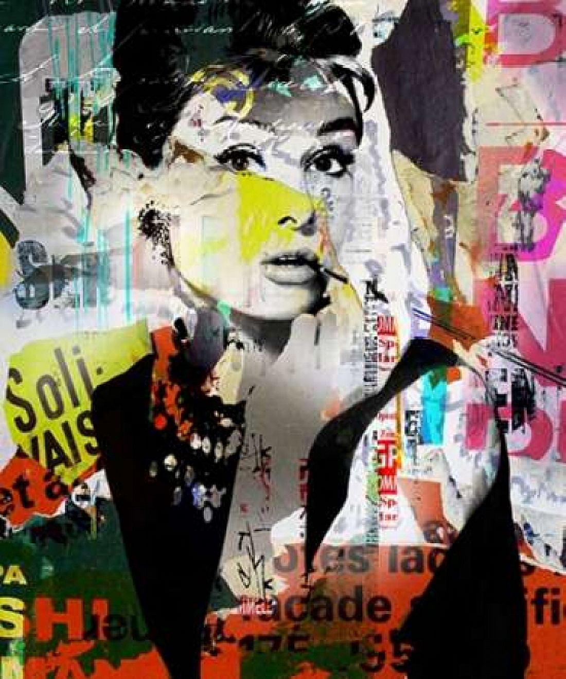 Audrey Canvas Art - Micha Baker (24 x 24)
