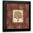 thumbnail image 1 of Audrey, Charlene 12x14 Black Modern Framed Museum Art Print Titled - Red Coral I, 1 of 5