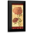 thumbnail image 1 of Audrey, Charlene 12x24 Black Modern Framed Museum Art Print Titled - Dahlia I, 1 of 5