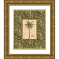 thumbnail image 1 of Audrey, Charlene 15x18 Gold Ornate Wood Framed with Double Matting Museum Art Print Titled - Vintage Palm III, 1 of 4