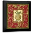 thumbnail image 1 of Audrey, Charlene 20x24 Black Modern Framed Museum Art Print Titled - Exotica Pineapple, 1 of 5