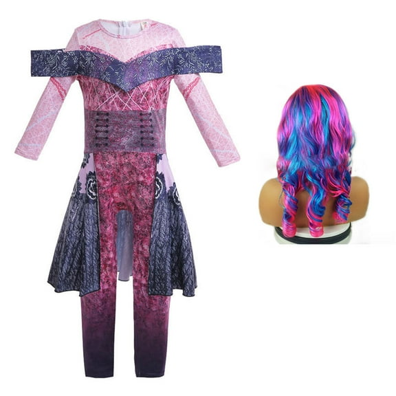 Audrey Costume for Girls Halloween Superhero Jumpsuit Cosplay Outfits, 3-10 Year