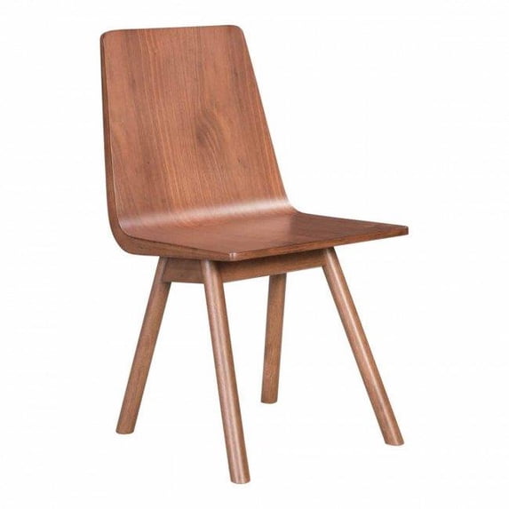 Audrey Dining Side Chair in Walnut (Set of 2)