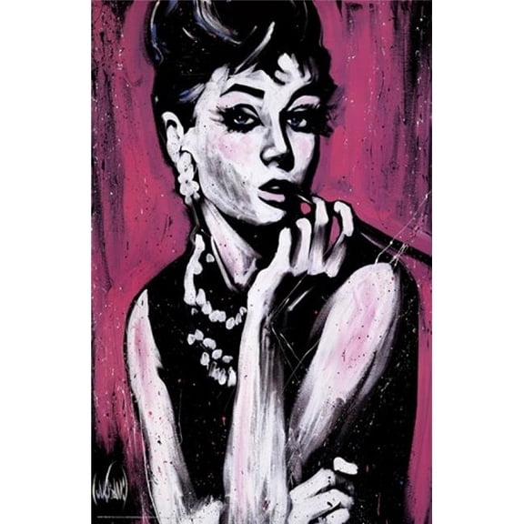 Audrey Fabulous Poster Print by Stephen Fishwick - 24 x 36 in.
