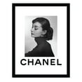 thumbnail image 1 of Audrey Hepburn Designer Fashion Framed Print, 1 of 1
