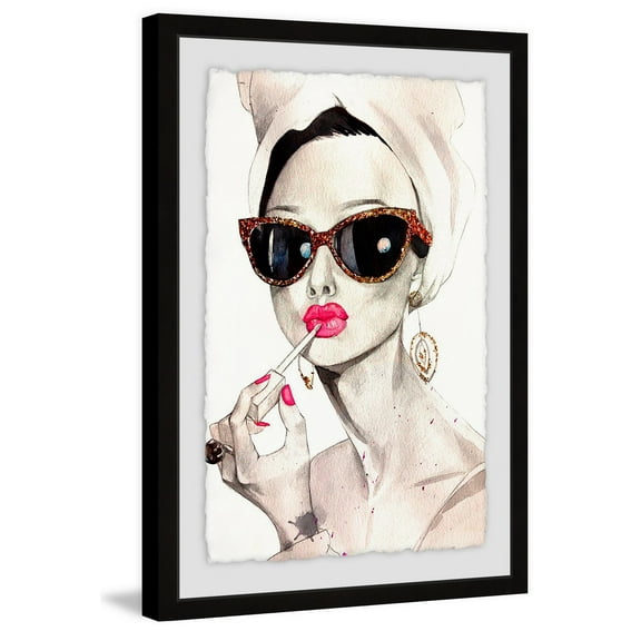 Audrey Hepburn Framed Painting Print