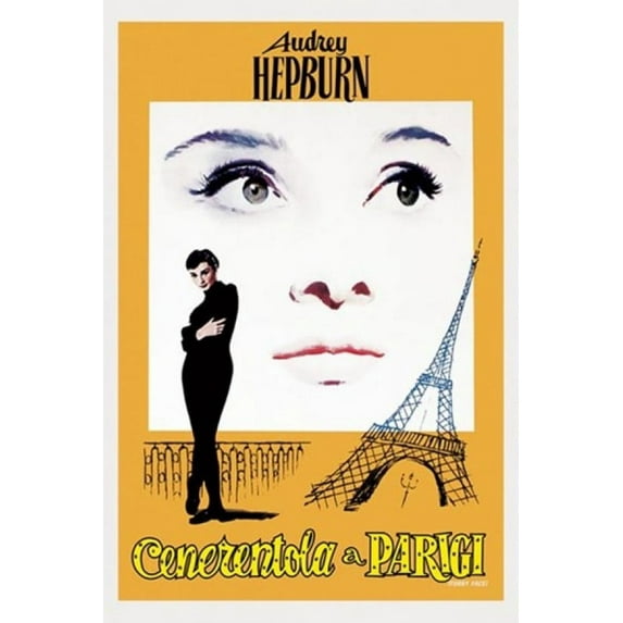 Audrey Hepburn Funny Face - Italian Poster (24 x 36)