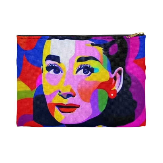 Audrey Hepburn Purse - Captivating Artistry by Henry Matisse!, Accessory Pouch