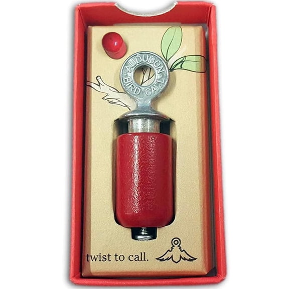 Audubon Bird Call - Red Gift Box Package with Gift for Bird Lovers, Hunters, Hikers, Nature and Outdoor Enthusiasts