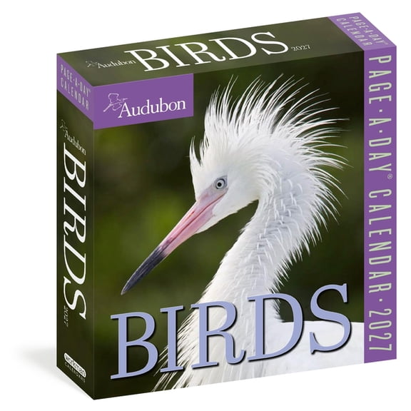 Audubon Birds Page-A-Day(r) Calendar 2027: The World's Favorite Bird Calendar, (Paperback)