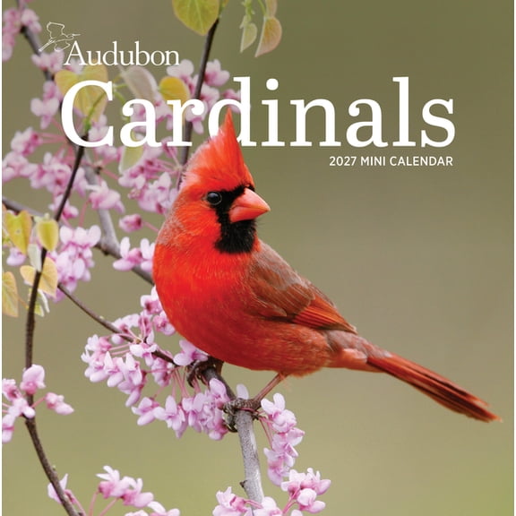Audubon Cardinals Mini Wall Calendar 2027, (Paperback)