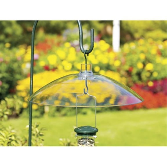 Audubon Heavy Duty Clear Hanging Squirrel Baffle with Hanging Clip, Clear