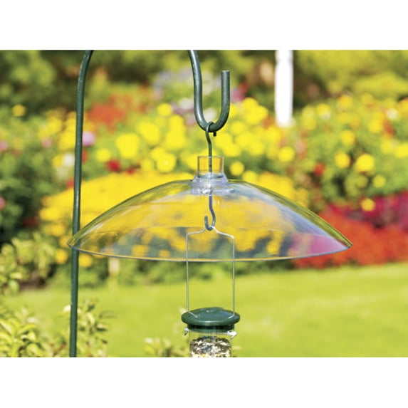 Audubon Heavy Duty Clear Hanging Squirrel Baffle with Hanging Clip, Clear