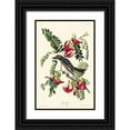 thumbnail image 1 of Audubon, John James 17x24 Black Ornate Wood Framed with Double Matting Museum Art Print Titled - Piping Flycatcher, 1 of 4