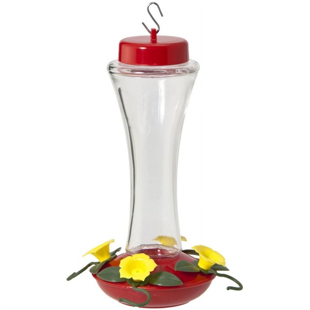 Audubon NA35231 16 Oz Glass Hummingbird Feeder