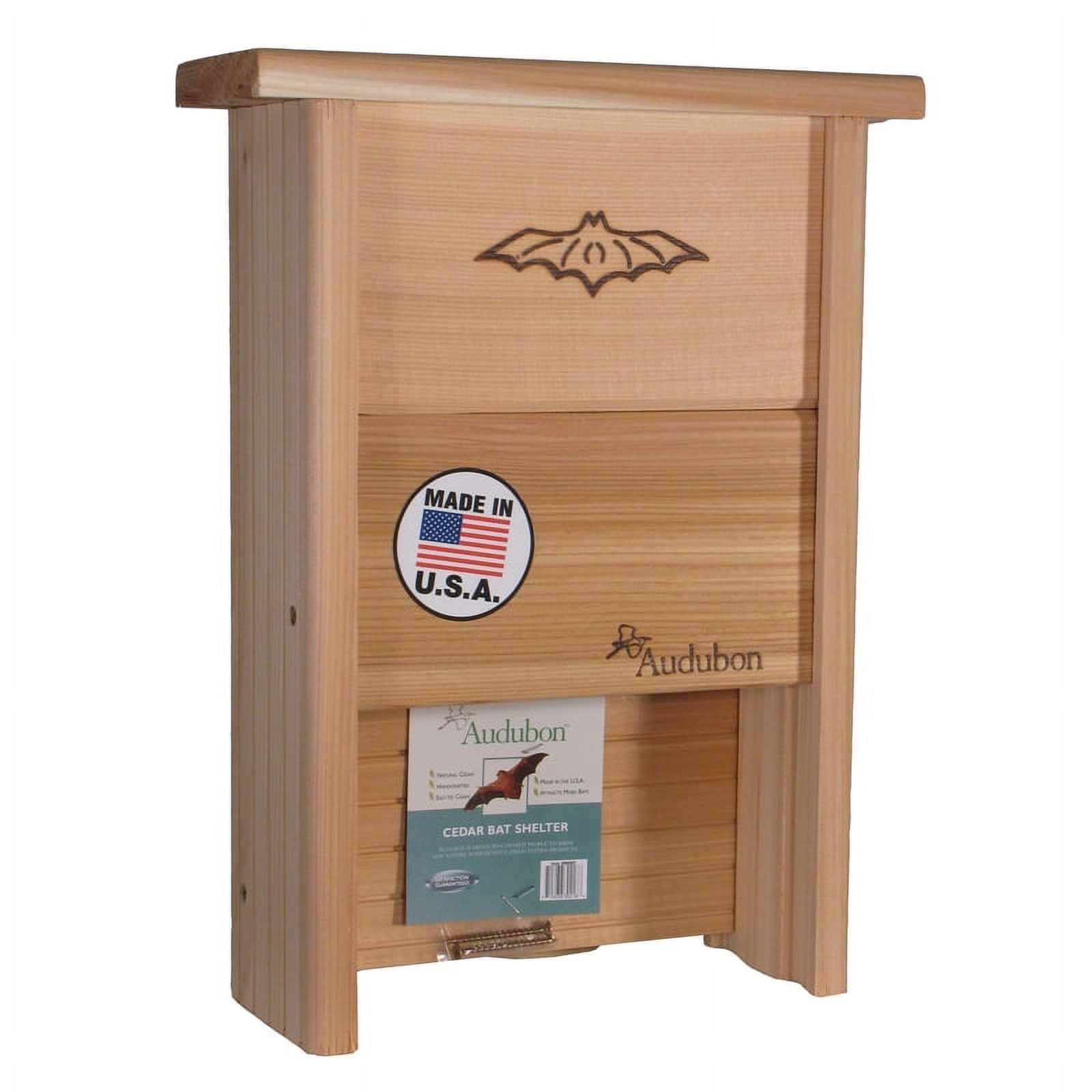 Large Cedar Weather Resistant Bat House Shelter